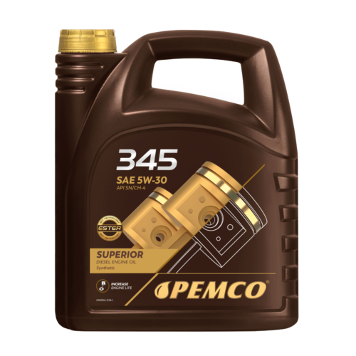 PEMCO iDRIVE 345 SAE 5W-30 API SN/CF 5л (4шт) Масло моторное