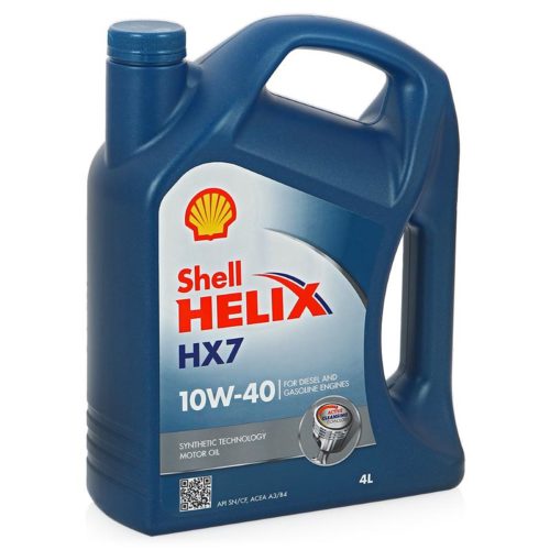 SHELL HELIX HX7 диз 10W-40 п/син 4л (4шт) Масло моторное