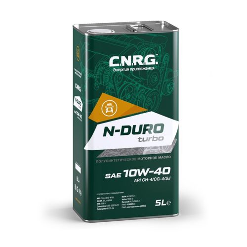 C.N.R.G. N-Duro Turbo 10W-40 CH-4/CG-4/SJ 5л (4шт/уп) Масло моторное